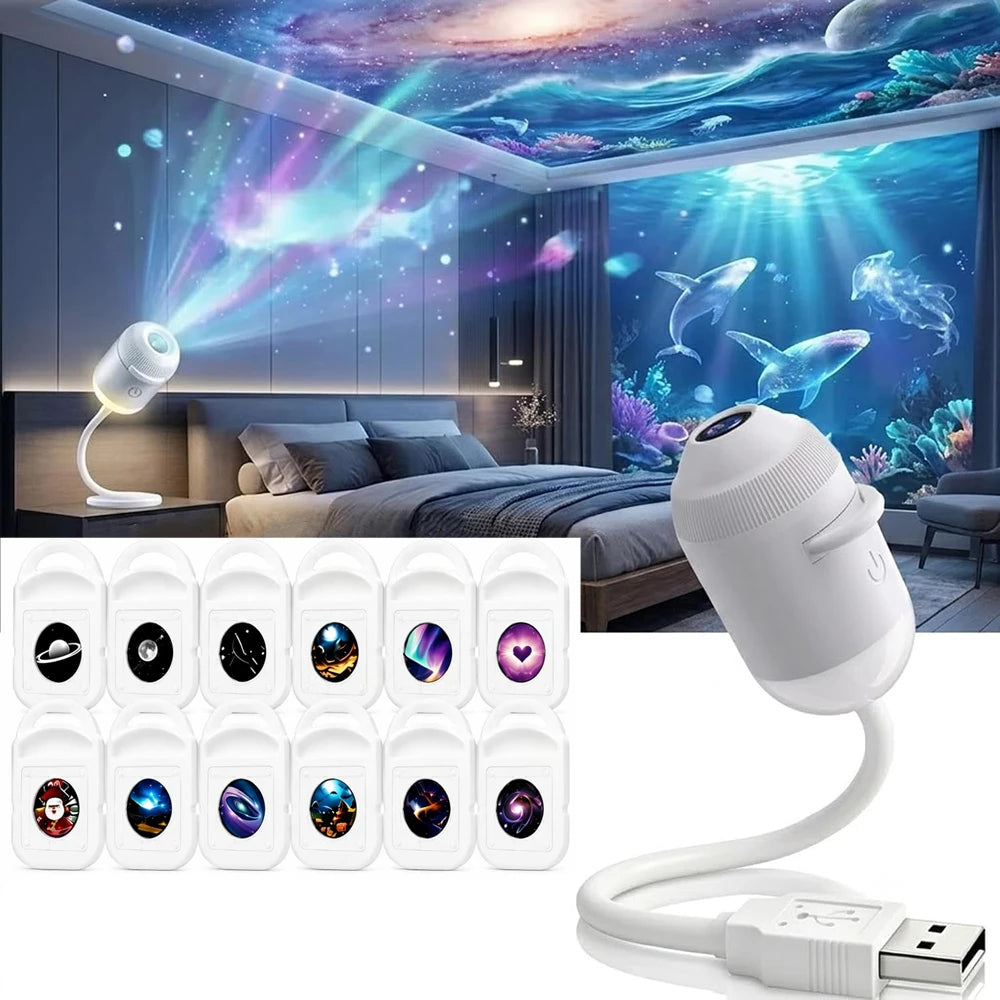 Celestial Galaxy Star Night Light