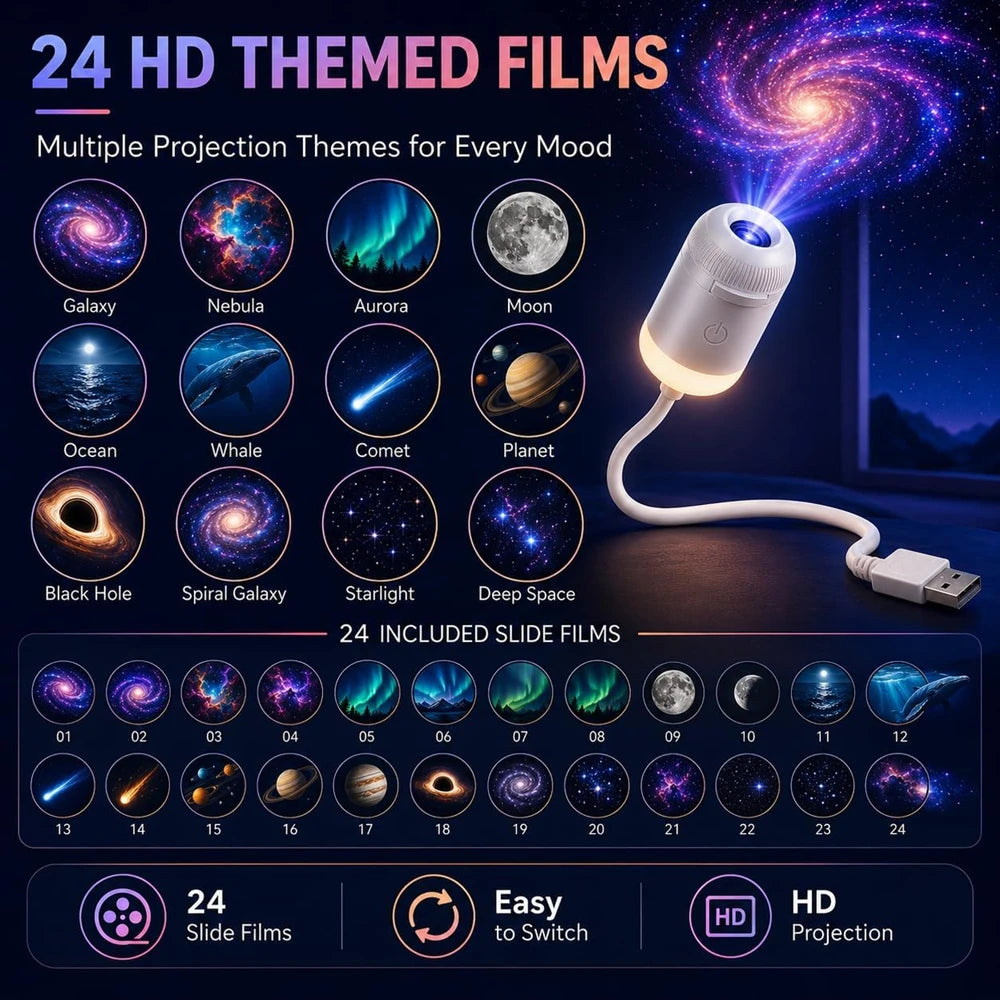 Celestial Galaxy Star Night Light