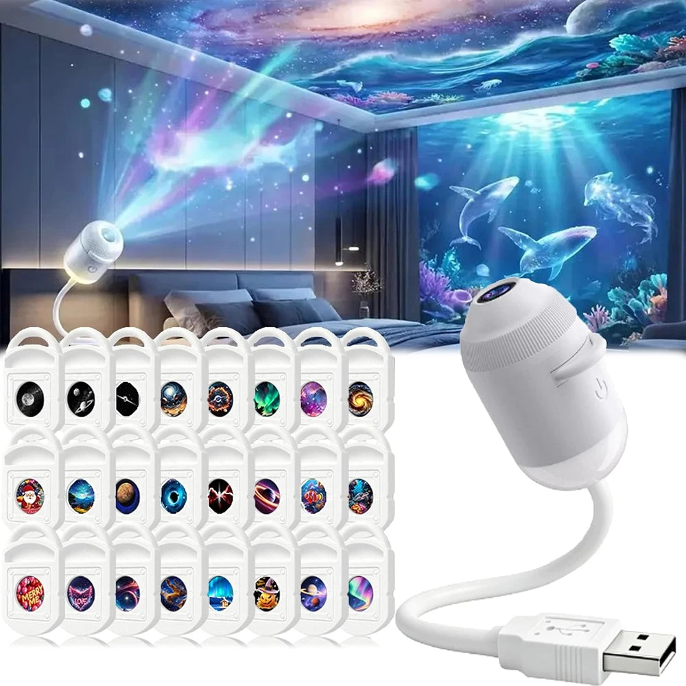 Celestial Galaxy Star Night Light